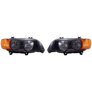 Фары Бмв Х5 BMW X5 E53 (1999-2003) комплект 2 штуки левая и правая SAT высокое качество