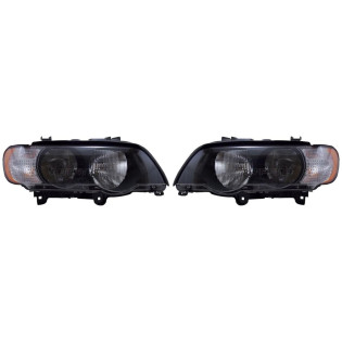 Фары Бмв Х5 BMW X5 E53 (1999-2003) комплект 2 штуки левая и правая TYC высокое качество