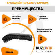 Кронштейн переднего бампера левый Toyota Camry V40 (2006-2011) KUZOVIK